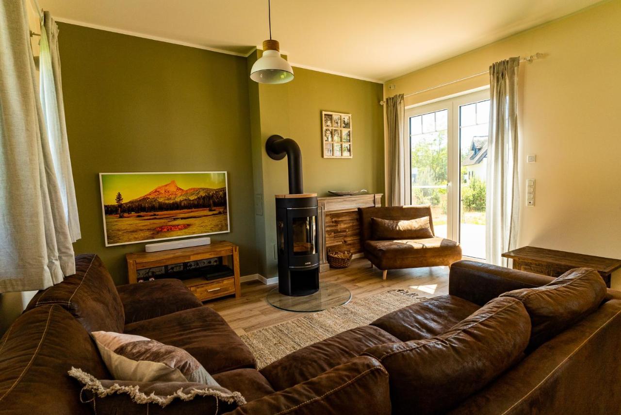 Zirchow Luxusferienhaus Fuchsbau - Mit Netflix, Playstation, Sauna, Sportraum Und Kamin מראה חיצוני תמונה
